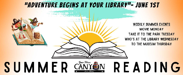 Canyon Area Library Summer Reading